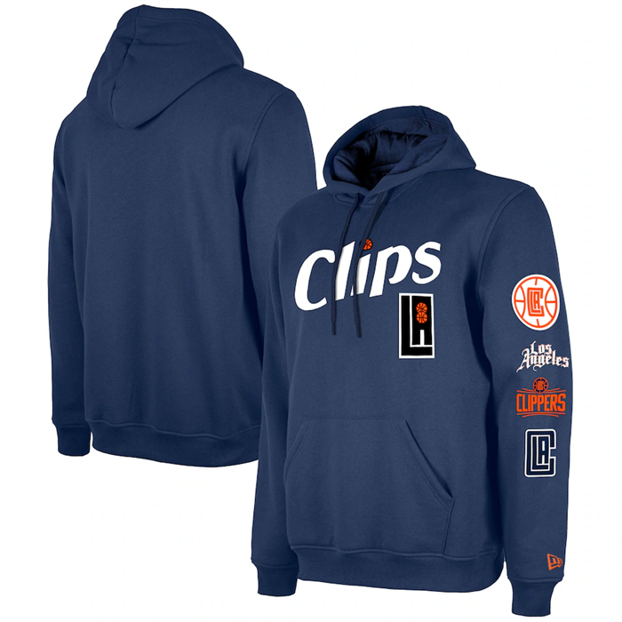 Men's Los Angeles Clippers Navy 2023/24 City Edition Pullover Hoodie